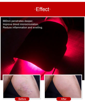 پد درمانی 660 نانومتری 850 نانومتری نور قرمز مادون قرمز LED برای تسکین درد بازوهای پا