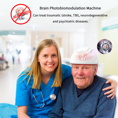 PDT Photobiomodulation کلاه مغزی 810 نانومتری تجهیزات درمانی مغز
