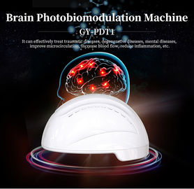 کلاه ایمنی نور درمانی دستگاه 15W مغز فتوبیومودولاسیون مغز برای بیماران سکته مغزی