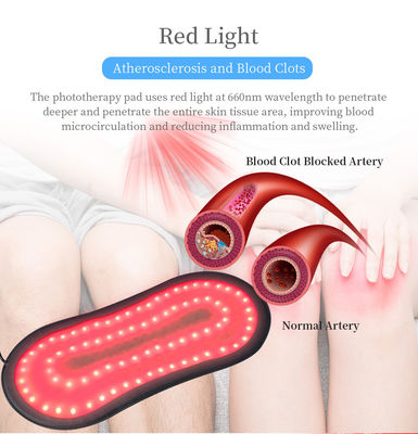 بسته بندی درمانی FDA برای تسکین کمر 110 ولت نزدیک نور قرمز مادون قرمز