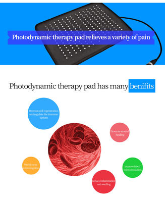 تسکین دهنده درد بهبود زخم پد درمانی PDT نور مادون قرمز زرد آبی