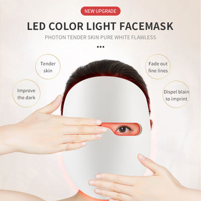 ماسک صورت نور درمانی LED مادون قرمز 7 رنگ دستی
